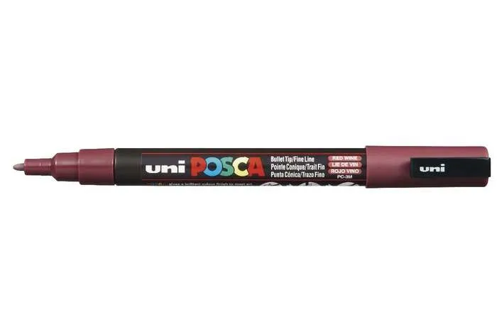 POSCA uni PC-3M evidenziatore 1 pz Rosso - immagine 1