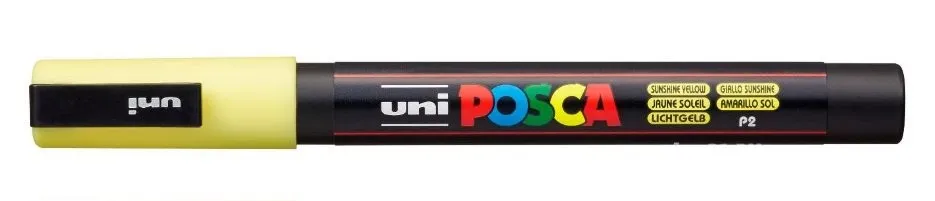 POSCA PC-3M evidenziatore 1 pz Tipo di punta Giallo - immagine 1
