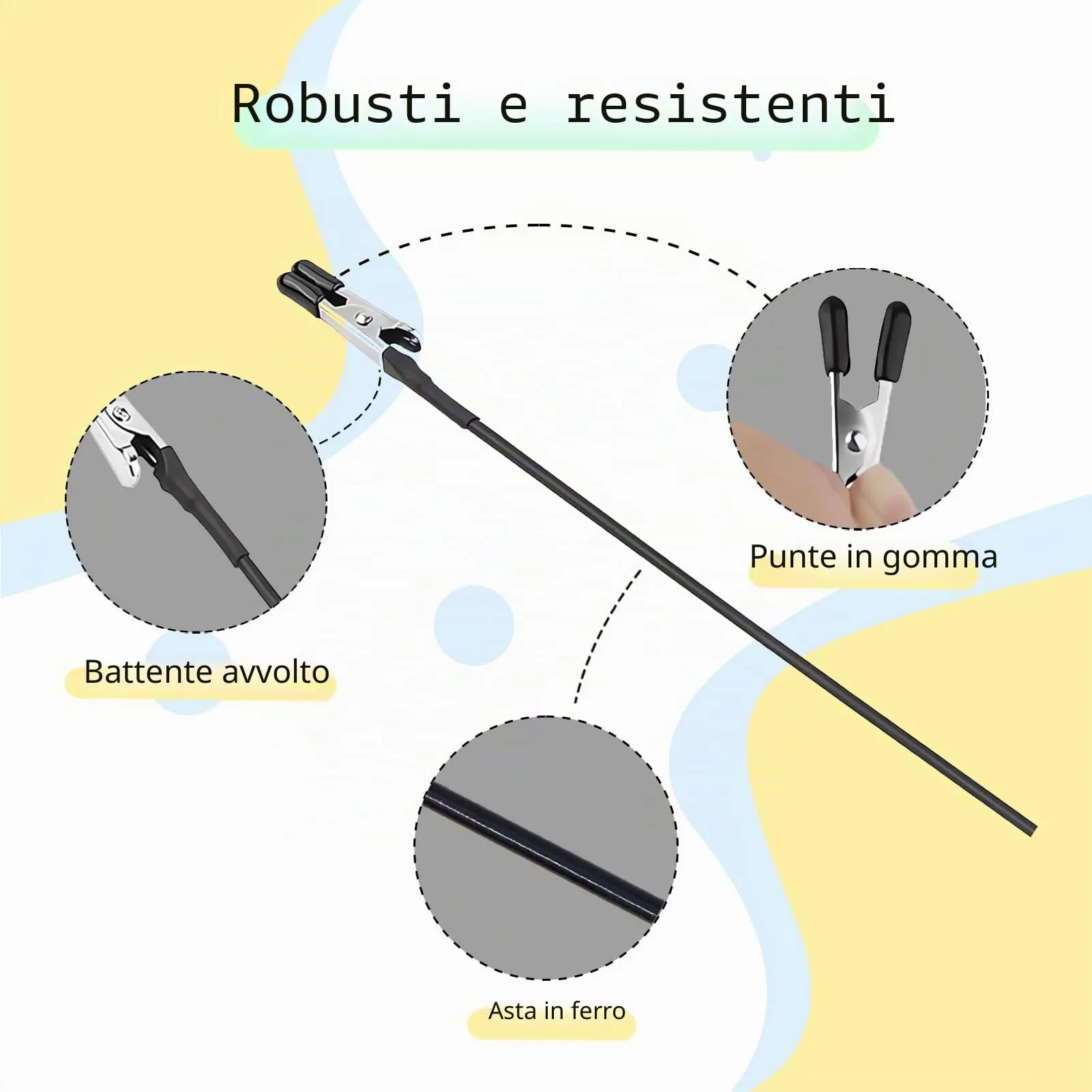 20 morsetti a coccodrillo per modellismo, 2 spazzole e 2 base. Robusta e stabile terza mano. Ideale per accessori modellismo, accessori aerografo e saldatura a mano. - immagine 3