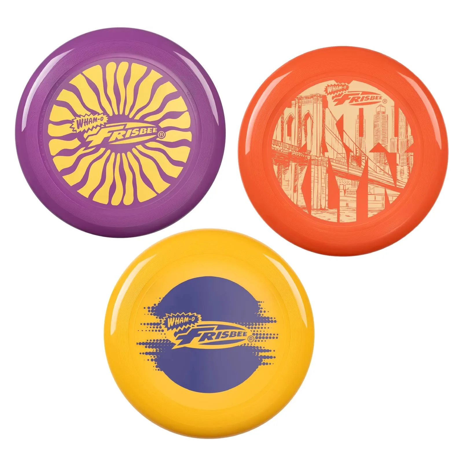 Wham-O Frisbee Disco Volante, 25.27 cm Giocattolo Leggero per Bambini Adolescenti Ragazzi e Ragazze dai 5+ Anni, Gioco per Spiaggia Parco e Giardino - 130g (53255-V) - immagine 1