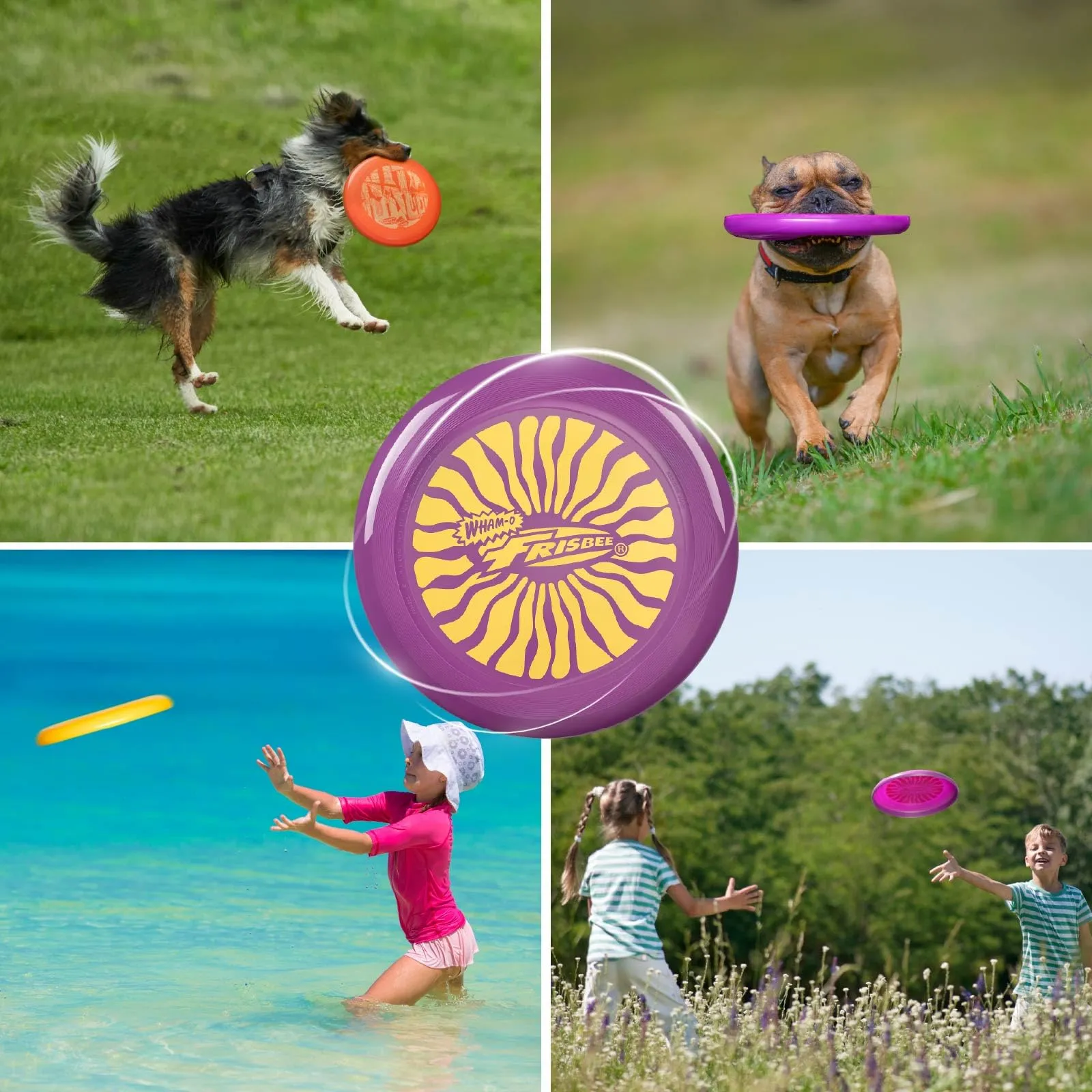 Wham-O Frisbee Disco Volante, 25.27 cm Giocattolo Leggero per Bambini Adolescenti Ragazzi e Ragazze dai 5+ Anni, Gioco per Spiaggia Parco e Giardino - 130g (53255-V) - immagine 7