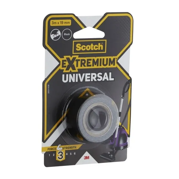 Nastro adesivo universale americano Scotch Extremium - 3 m x 19 mm - Colore nero - immagine 1