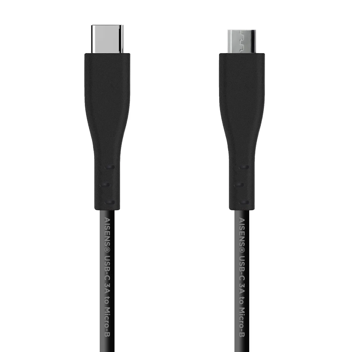 AISENS A107-0350 cavo USB 2 m USB 2.0 USB C Micro-USB B Nero - immagine 1