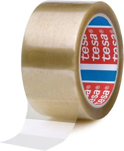 Nastro da imballaggio Tesa 4089 50 mm x 66 metri - In polipropilene - Adesivo in gomma naturale - Trasparente - immagine 1