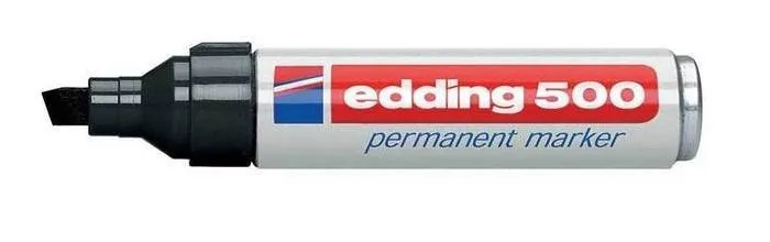 Edding 500 marcatore permanente Nero 10 pz - immagine 1