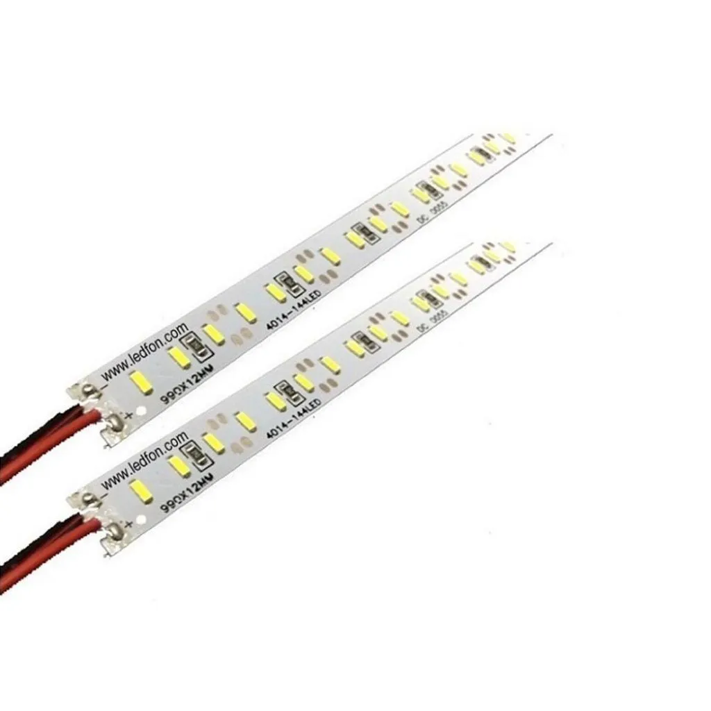 V-TAC Barra Rigida LED SMD4014 18W 144 LED/m L:1m 3000K (Confezione da 2 Pezzi) - immagine 1