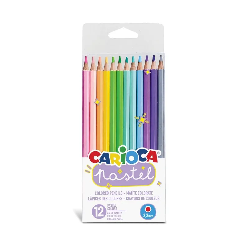 Carioca 43034 pastello colorato Multicolore 12 pz - immagine 1