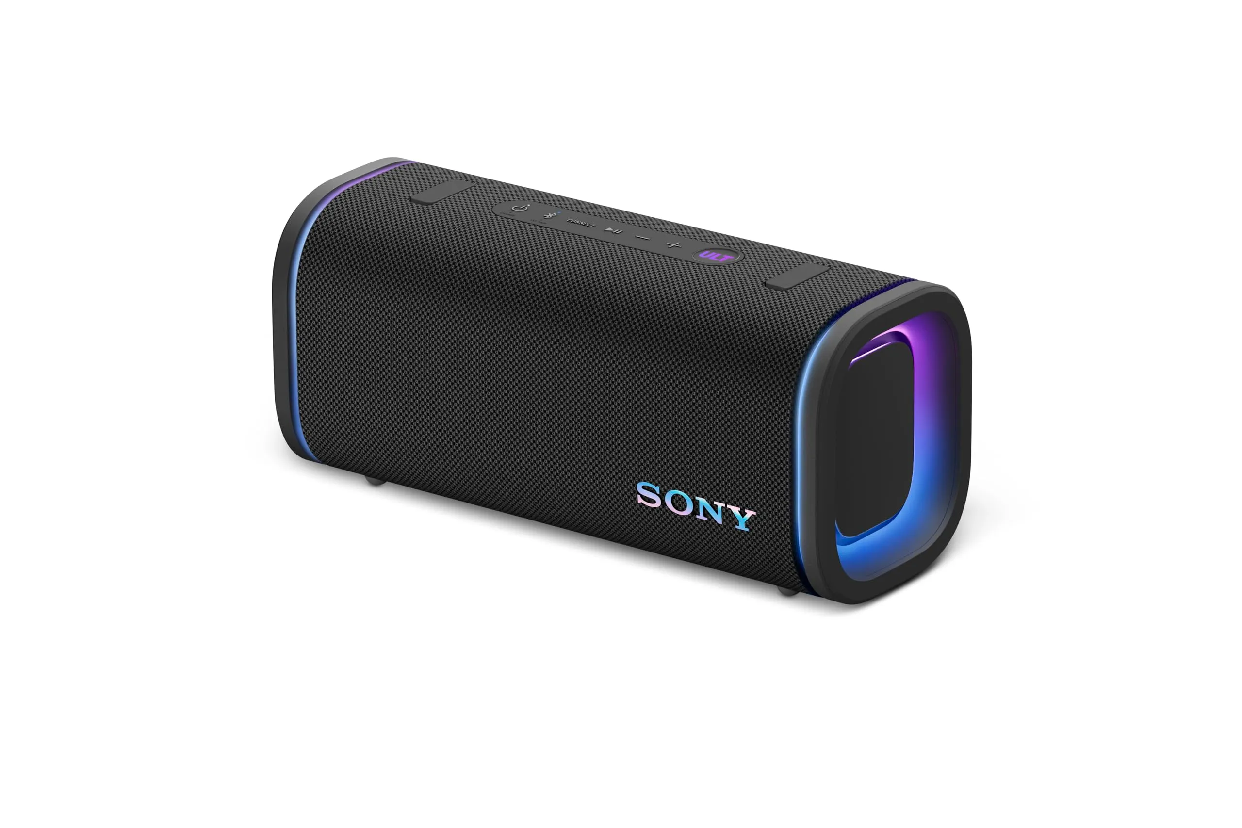 Sony ULT FIELD 5 - Potente speaker portatile Bluetooth, batteria da 25 ore, 2 modalità ULT POWER SOUND, IP67, impermeabile, antipolvere, 360 luci, tracolla staccabile, compatto - Nero - immagine 1