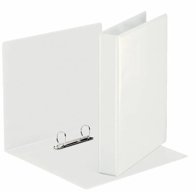 Esselte Cartella a marsupio Gamma Basic 25 mm - Meccanismo a 2 anelli misti - 2 tasche esterne - A4 - Bianco - immagine 1