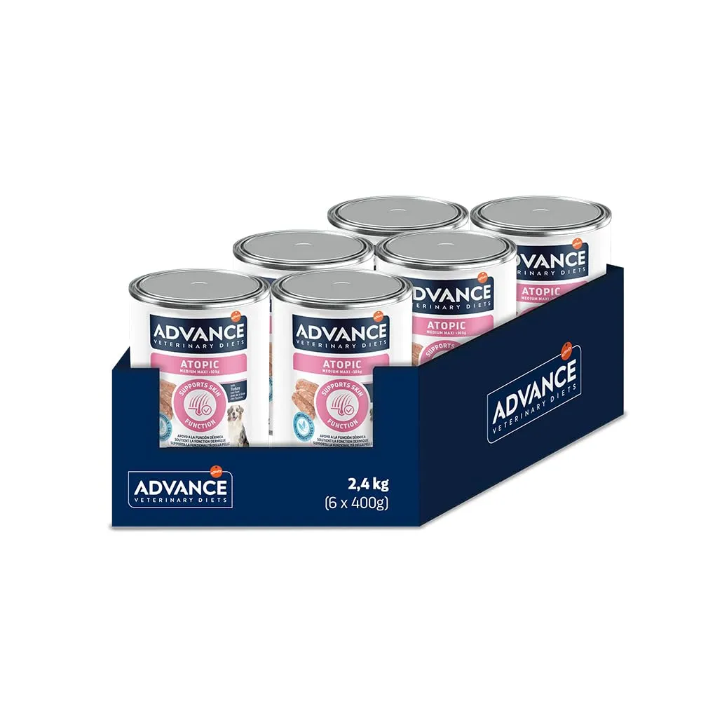 Advance Diets Cibo Umido per Cani - Atopic - 6 scatolette da 400g - immagine 1