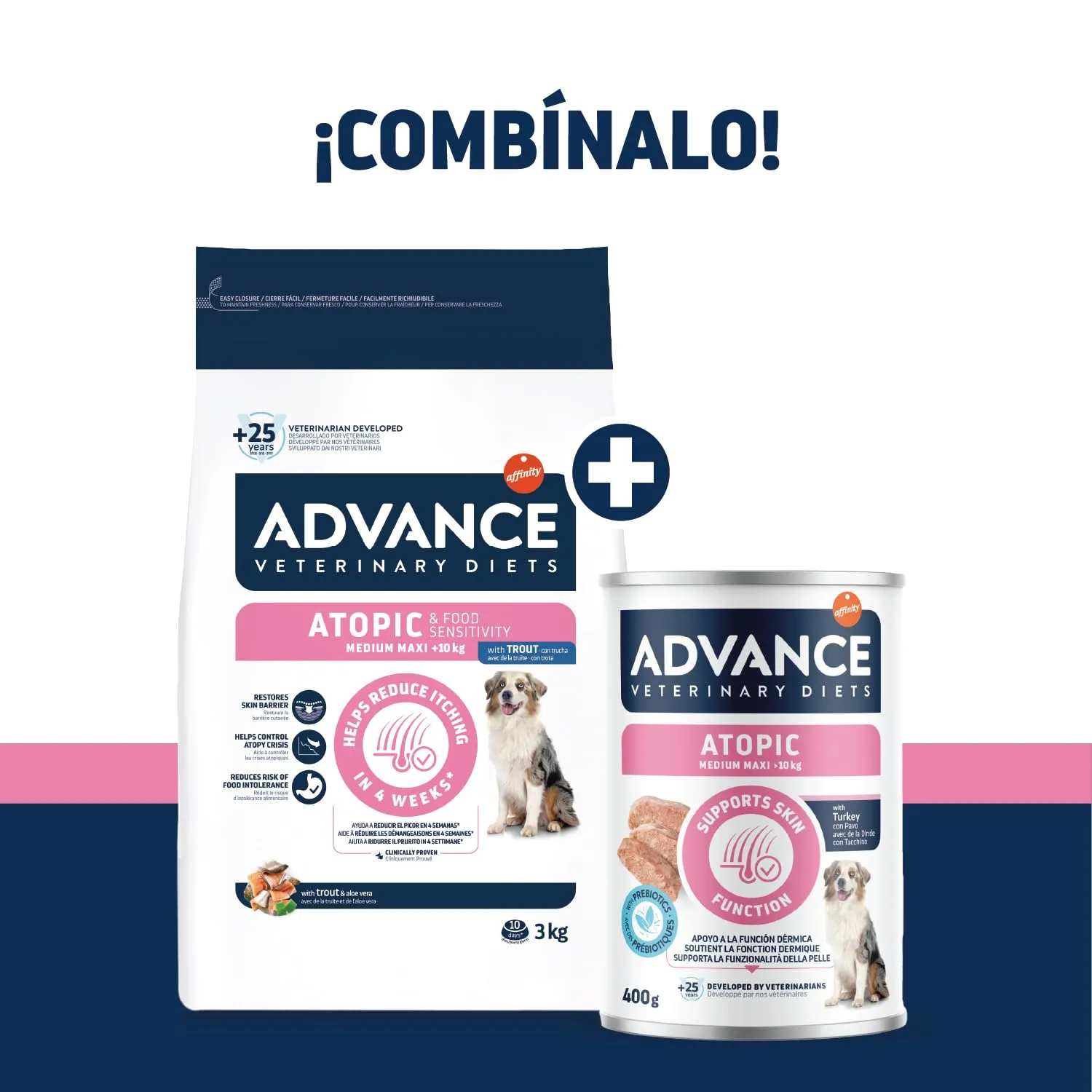 Advance Diets Cibo Umido per Cani - Atopic - 6 scatolette da 400g - immagine 3