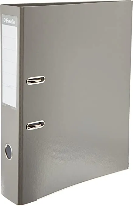 Esselte raccoglitore - Formato Folio - 75mm - Capacità 500 fogli - Colore grigio - immagine 1