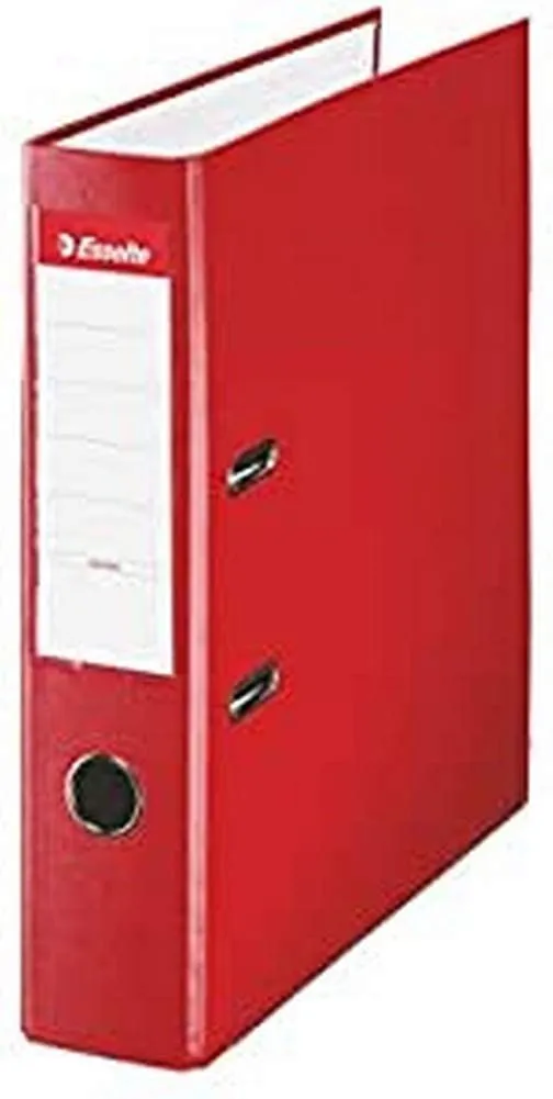 Esselte raccoglitore - Formato Folio - 75mm - Capacità 500 fogli - Colore rosso - immagine 1