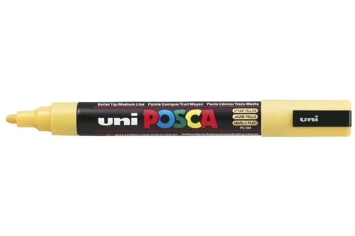 POSCA uni PC-5M evidenziatore 1 pz Tipo di punta Giallo - immagine 1