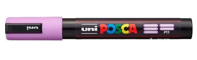 POSCA PC-5M evidenziatore 1 pz Tipo di punta Viola - immagine 1
