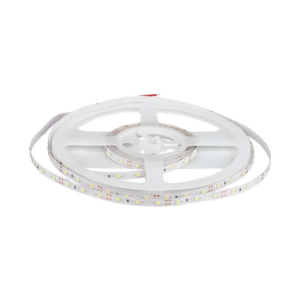 V-TAC Strip LED SMD3528 32W/m 5m 60 LED/m Giallo 12V IP20 8mm - immagine 1