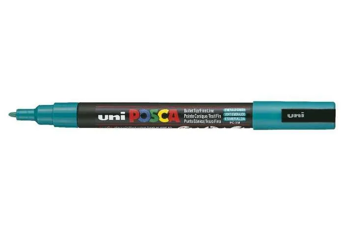 POSCA uni PC-3M evidenziatore 1 pz Tipo di punta Verde - immagine 1