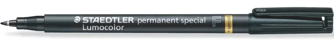 Staedtler Lumocolor Permanent Special evidenziatore 1 pz Punta a ogiva/sottile Nero - immagine 1