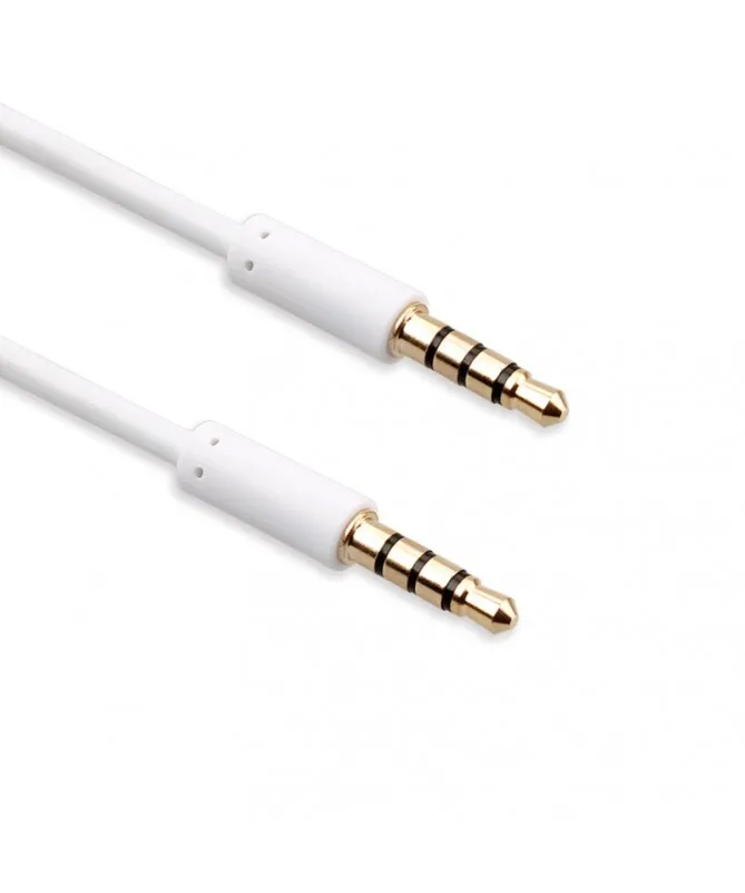 Cavo Audio Jack 35 mm Vultech SC11249-1 In Nylon 1Mt. 2 Poli Maschio-Maschio - immagine 1
