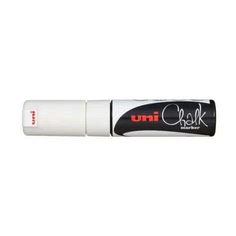 Uni-Ball ChalkGlass 10.1.0389 evidenziatore in gesso Scalpello Bianco 1 pz - immagine 1