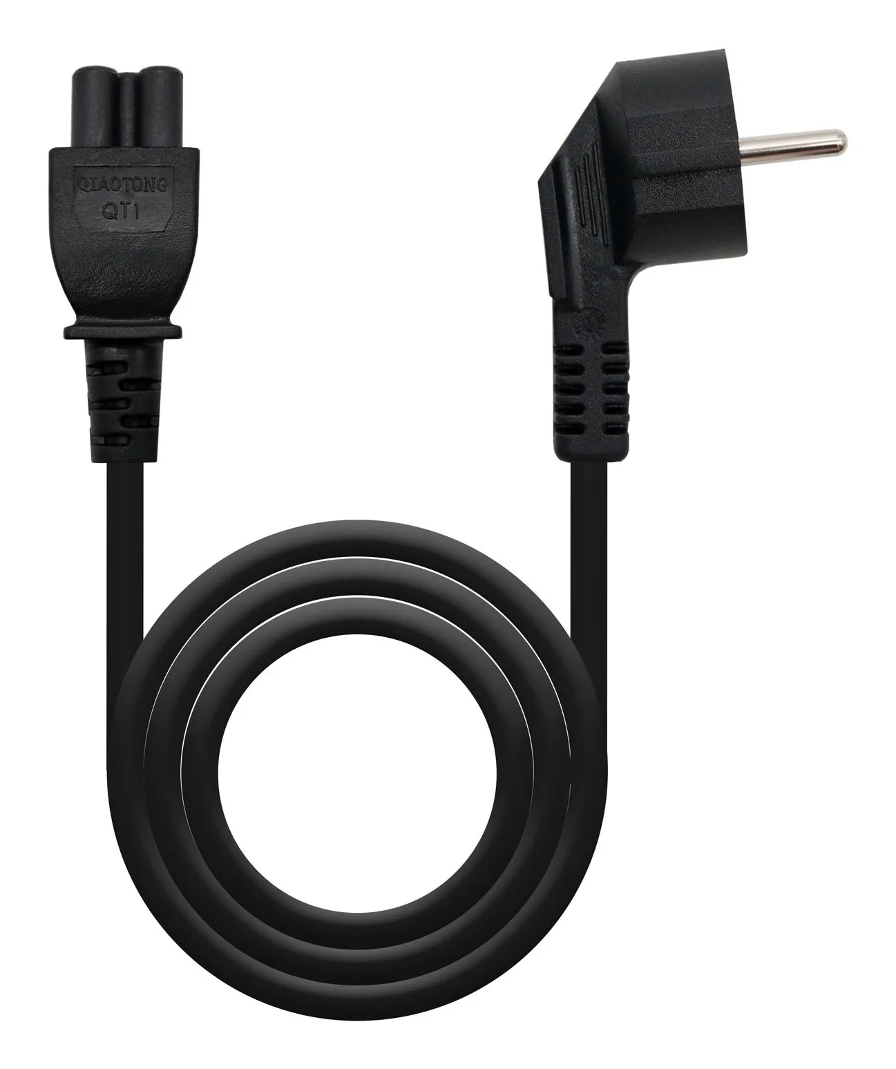 Nanocable 10.22.0302-L200 cavo di alimentazione Nero 2 m CEE7/7 Accoppiatore C5 - immagine 1