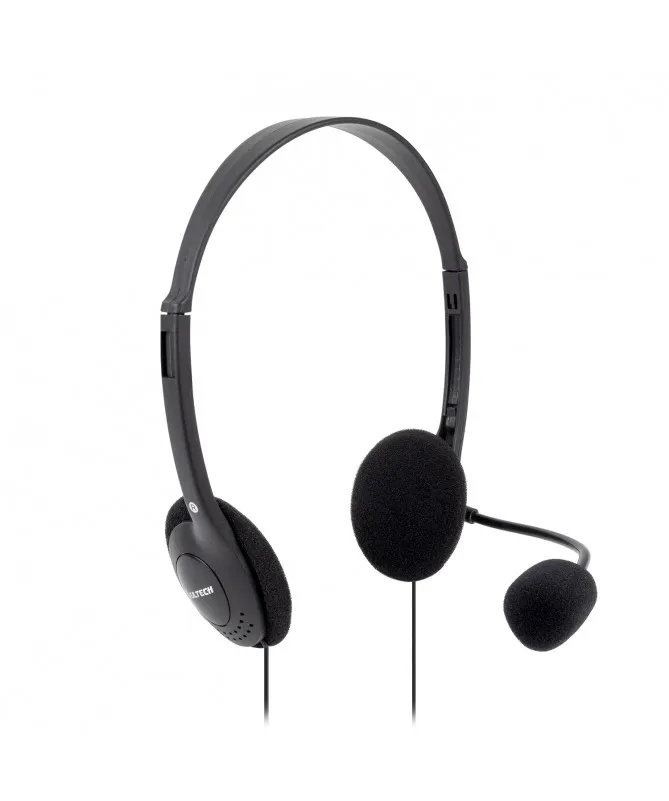 Vultech Cuffie Con Microfono Hs-01 Rev 2.2 Doppio Jack 35Mm + Adattatore - immagine 1