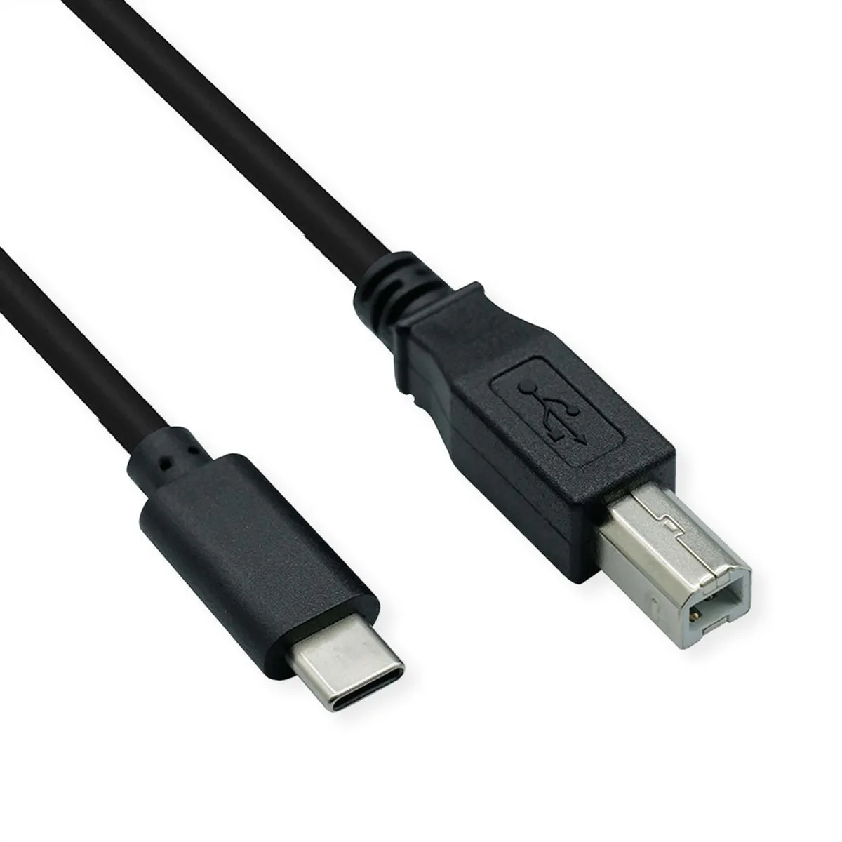 Value Cavo Per Stampante Usb2.0 Cable Type C C - B M/M Nero 1.8M - immagine 1
