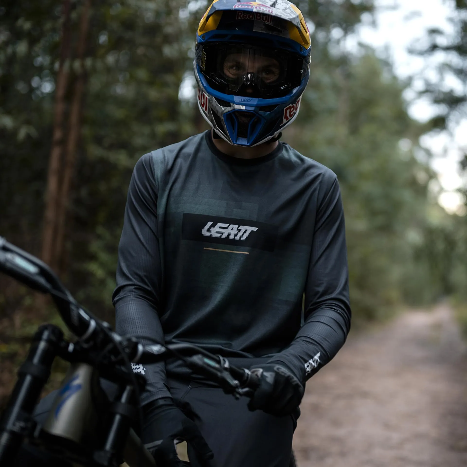 Leatt Completo Maglia e Pantaloni MTB Gravity 1.0 - Entry-Level per Enduro e Trail | Szymon Godziek | Xxl/us38/eu56 - immagine 6