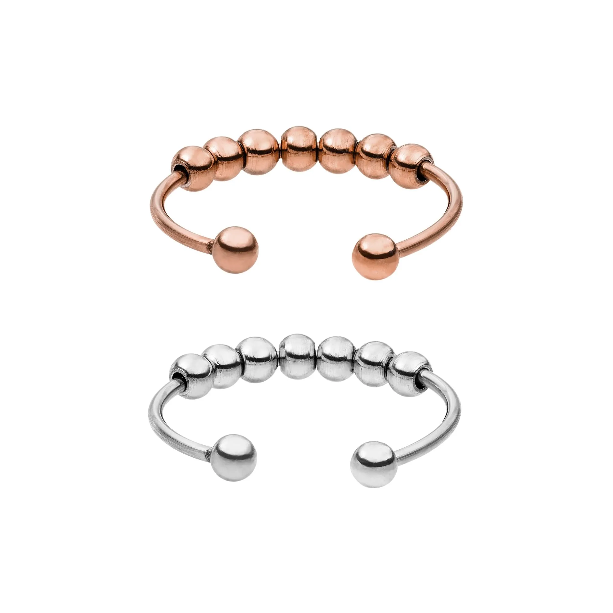 Purelei® Anello per l'ansia Shade - Anello da donna impermeabile in acciaio inossidabile resistente - Anelli regolabili dalla taglia 50 alla 66 - Gioielli alla moda per il tuo look individuale, 60-66 - immagine 1