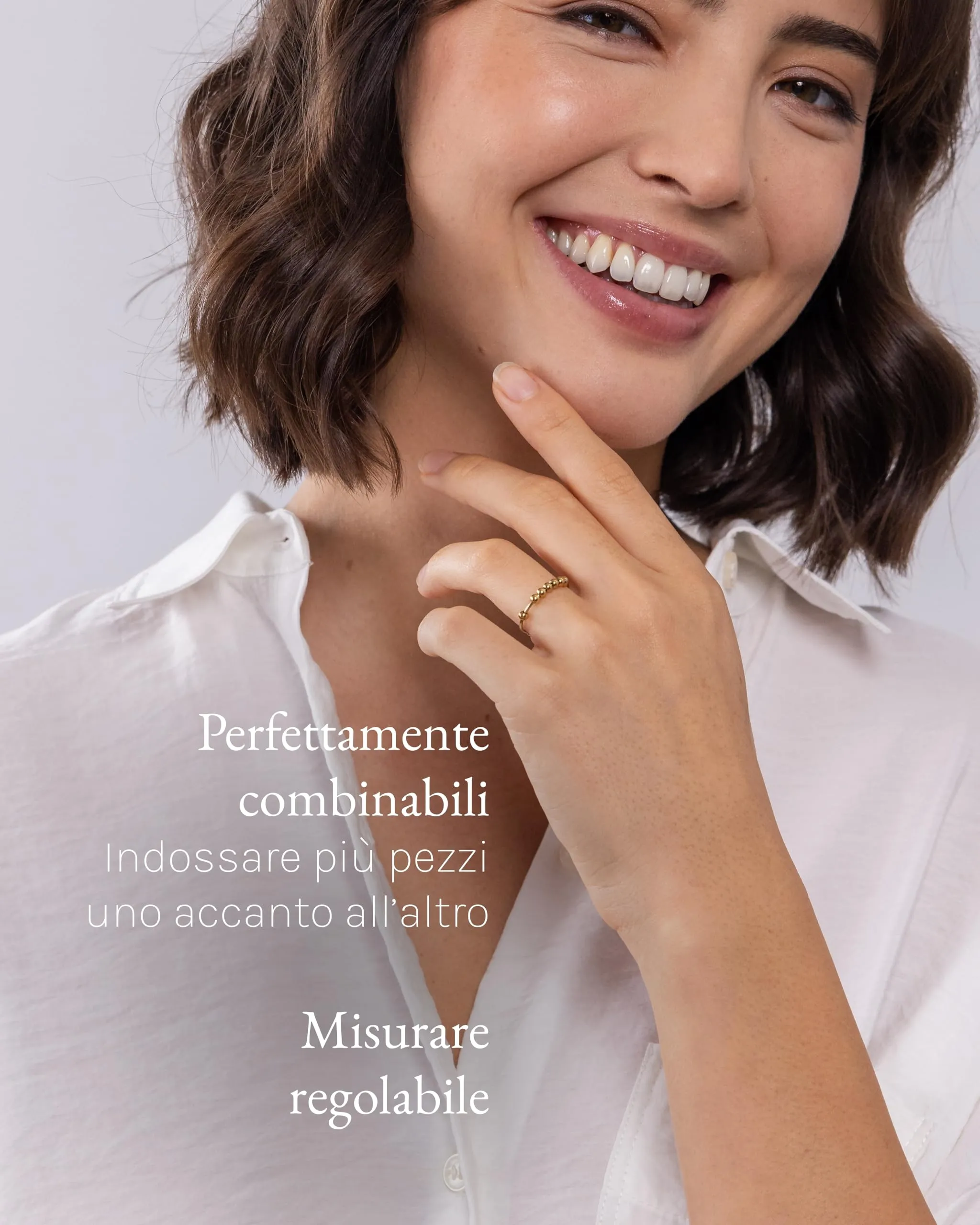 Purelei® Shade Anxiety Ring – Fidget – Anello da donna in acciaio inox durevole – Anelli impermeabili – Disponibile in misure regolabili da 50 a 66 – Gioielli da donna, 50-60, Acciaio inossidabile - immagine 6