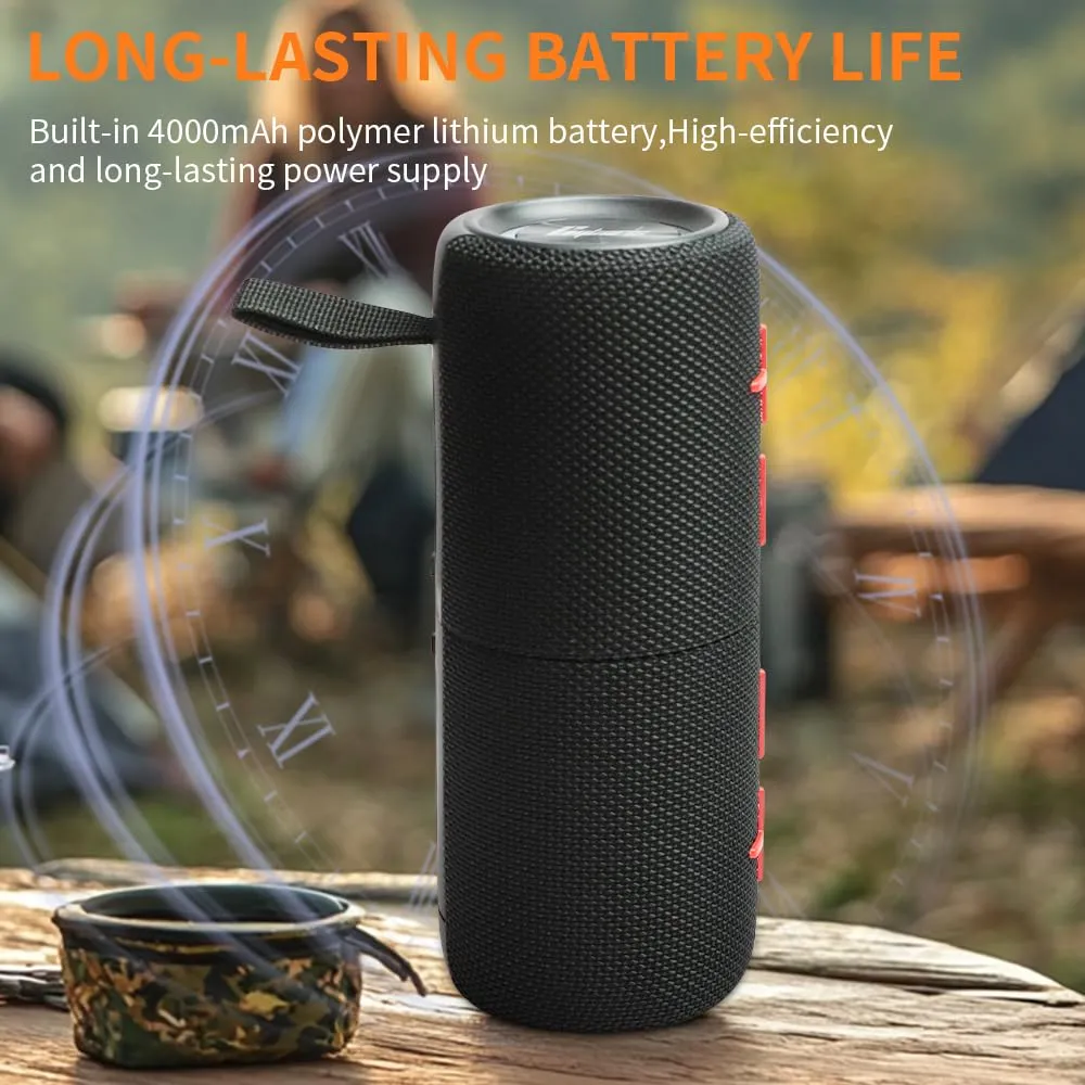 Altoparlante Bluetooth doppio, 2 in 1, magnetico, IPX6, impermeabile, con audio stereo Loud da 20 W, Bluetooth V5.3, 24H Playtime, Multiple Pairing for Home, Outdoor or Travel - immagine 8
