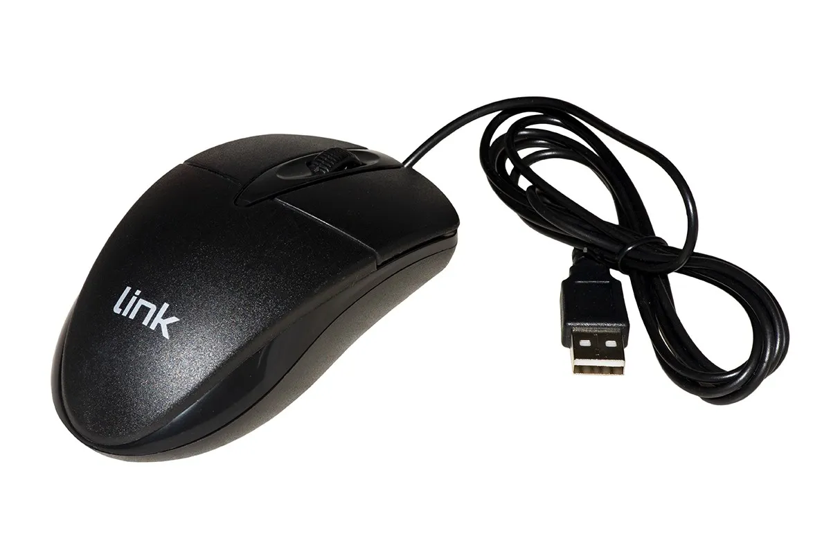 Mouse Ottico Usb 3 Tasti Nero - immagine 1