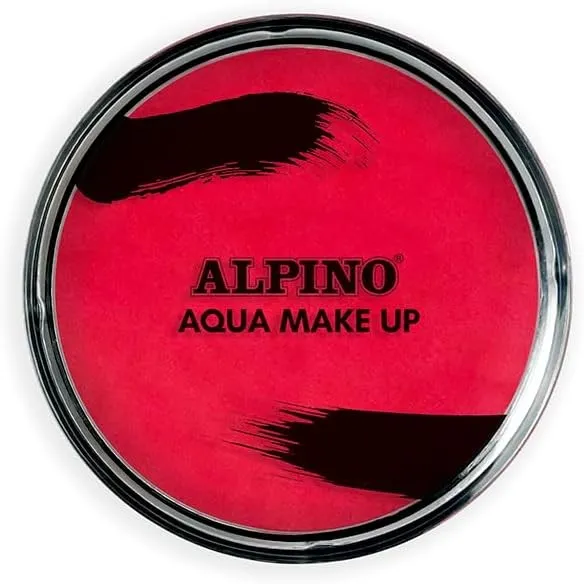 Alpino Aqua Make-up Watercolor Facial Makeup Powder - Si lava via con acqua e sapone - Rosso - immagine 1