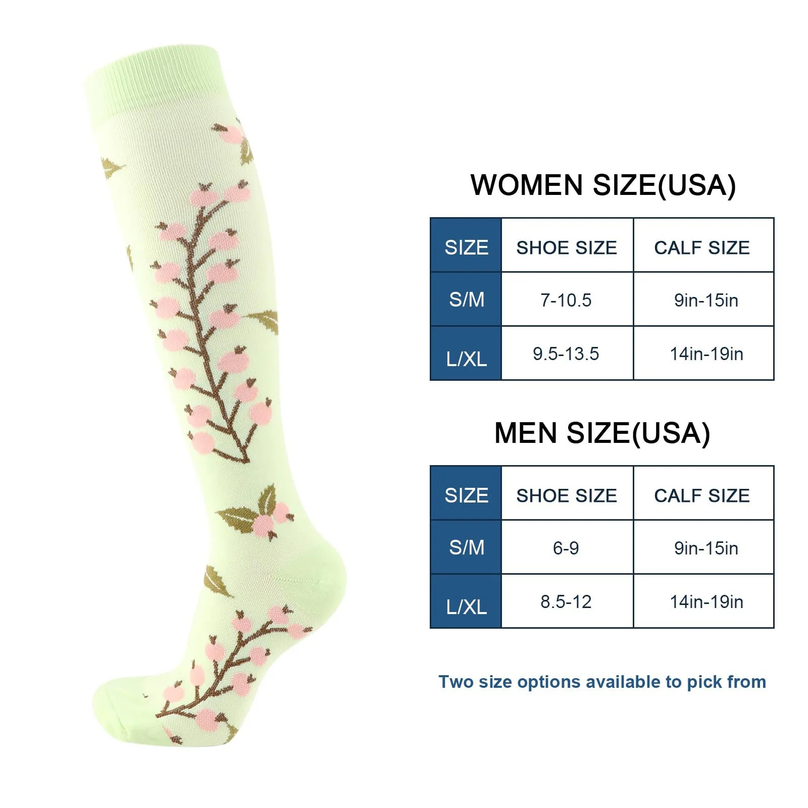 DRESHOW 4 Paia Calze a Compressione per Donna e Uomo Circolazione Miglior Supporto Alla per Atletica,Corsa,Ciclismo,Viaggi - immagine 4