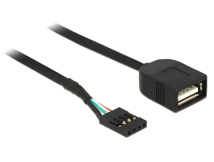 Cavo Adattatore Usb 2.0 Femmina - Pin 4 Poli Cm 40 - immagine 1