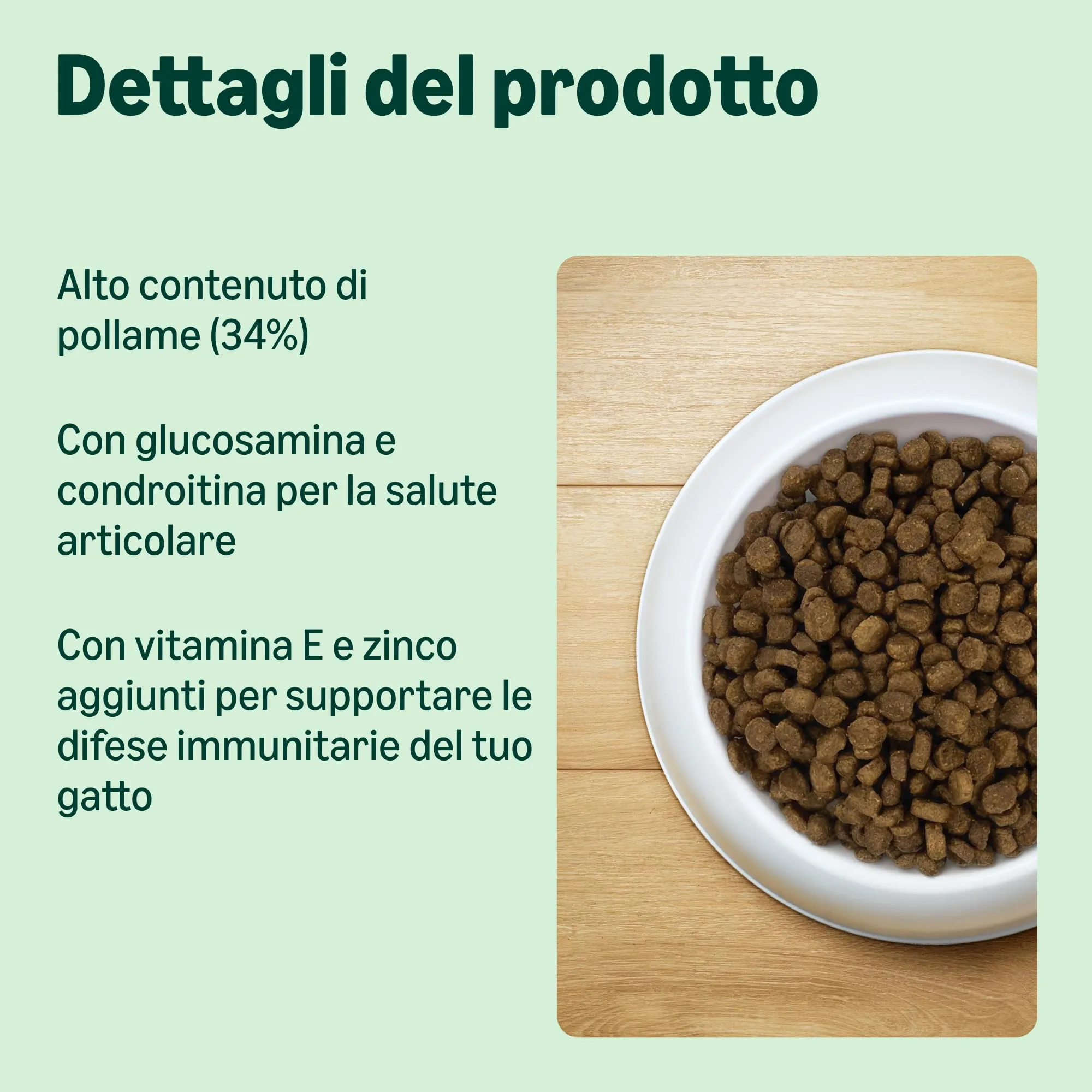 by Amazon Cibo secco completo per gatti adulti, ricco di pollo e riso, 3 kg - immagine 2