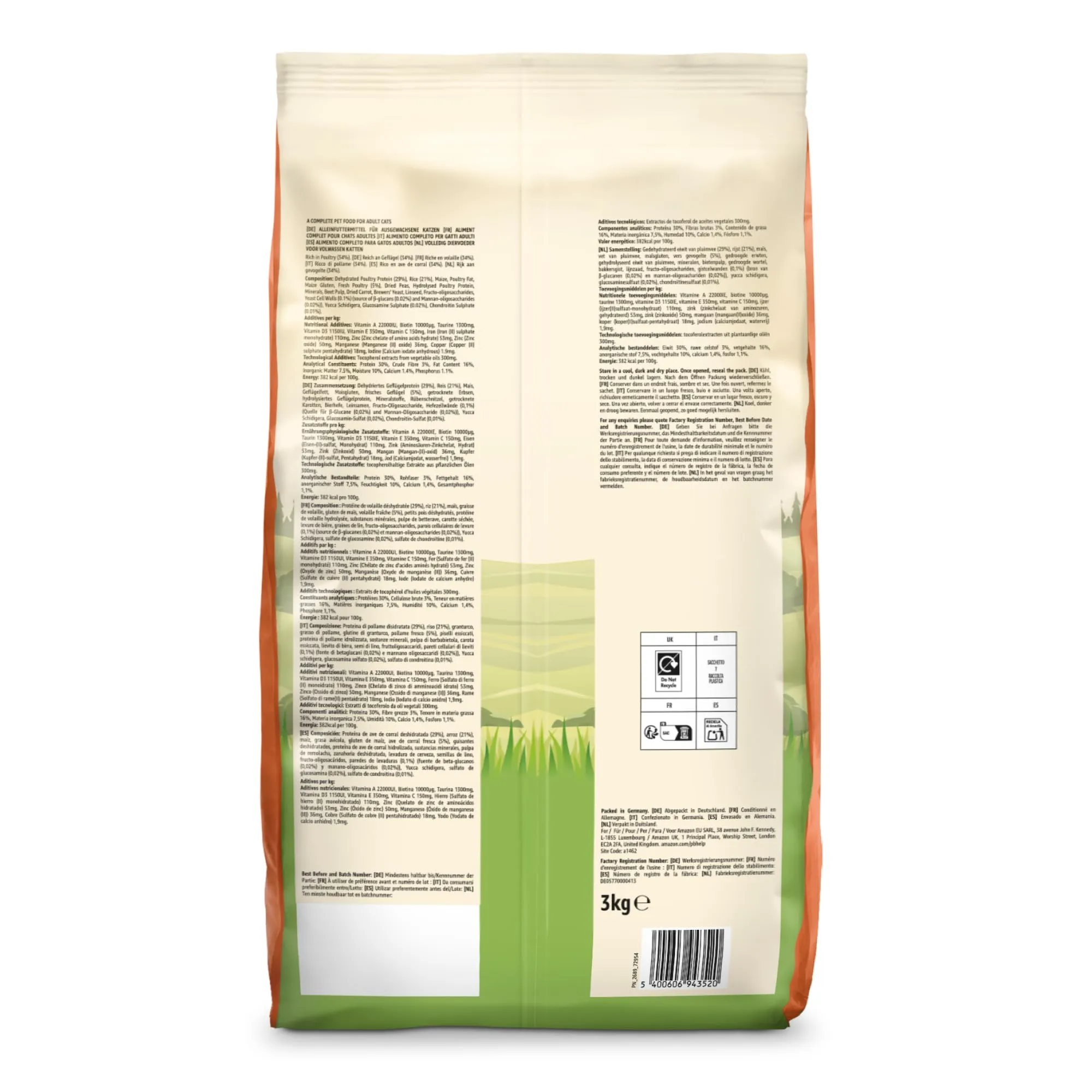 by Amazon Cibo secco completo per gatti adulti, ricco di pollo e riso, 3 kg - immagine 7