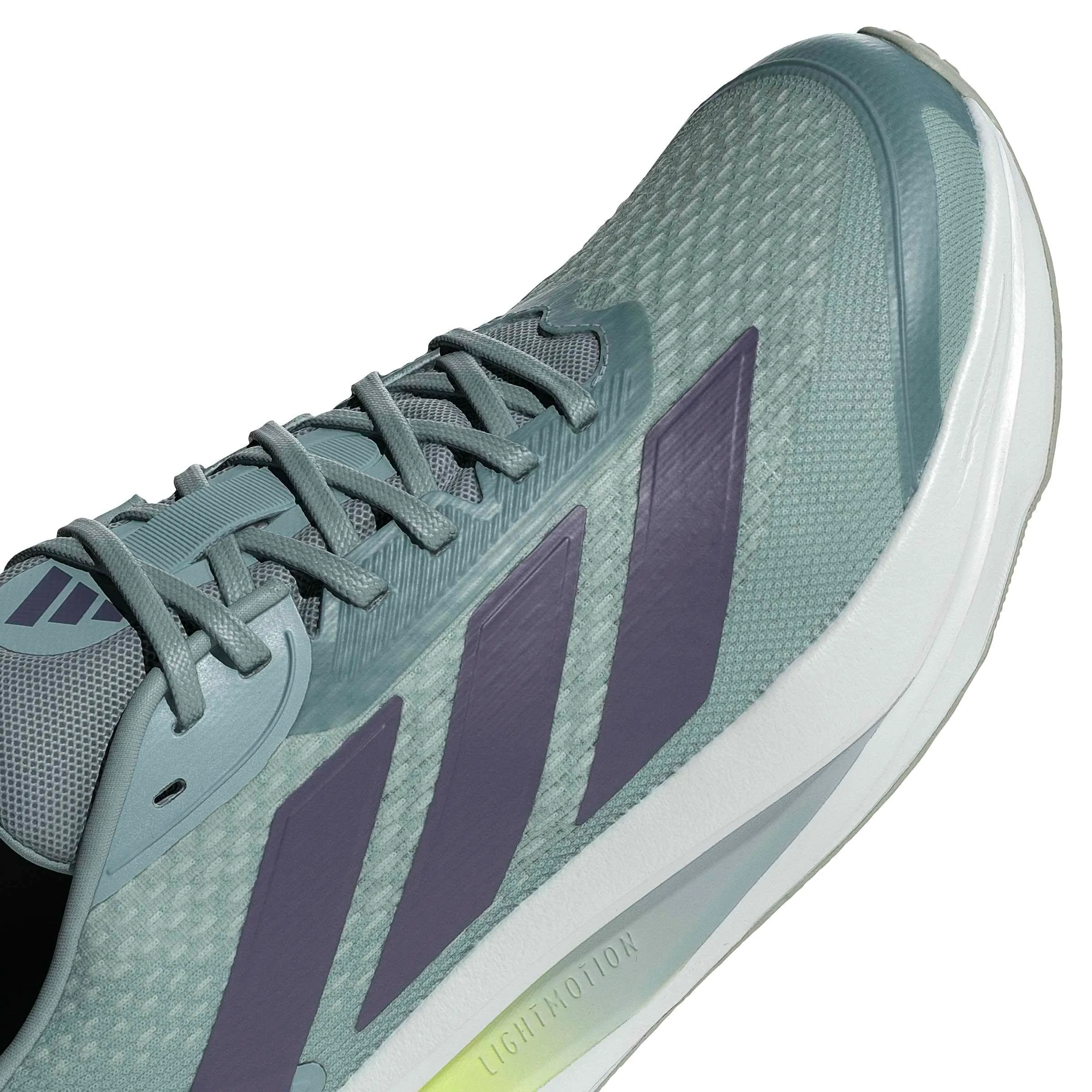 adidas Uomo Duramo SL 2 Running Shoes, Wonder Sage/preloved Violet/Hi-RES Yellow, 44 2/3 EU - immagine 4