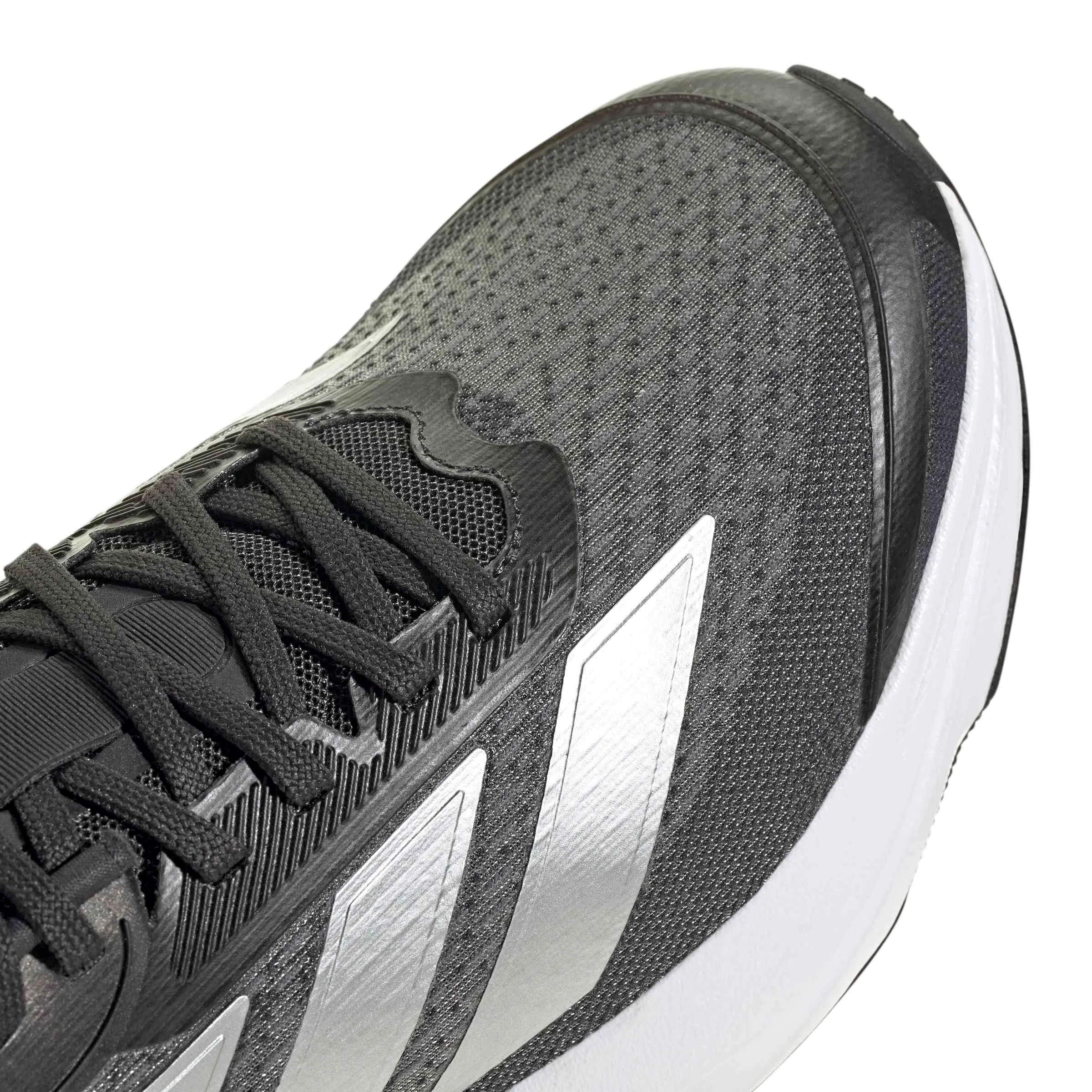 adidas Uomo Duramo SL 2 Running Shoes, Carbon/Silver Met./Lime Burst, 40 2/3 EU - immagine 5