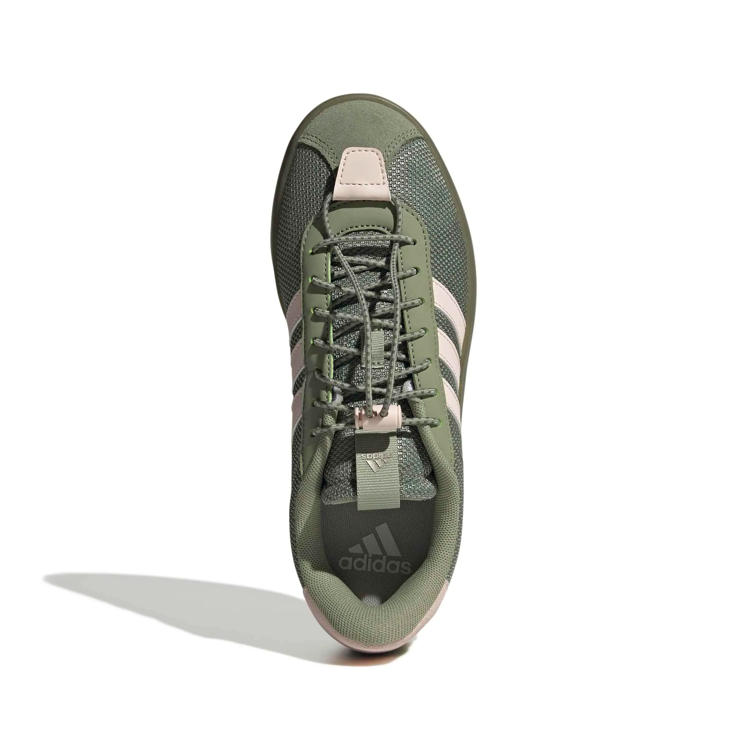 adidas Donna VL Court 3.0 Shoes, Tent Green/Wonder Quartz/Cyber Met., 36 2/3 EU - immagine 2