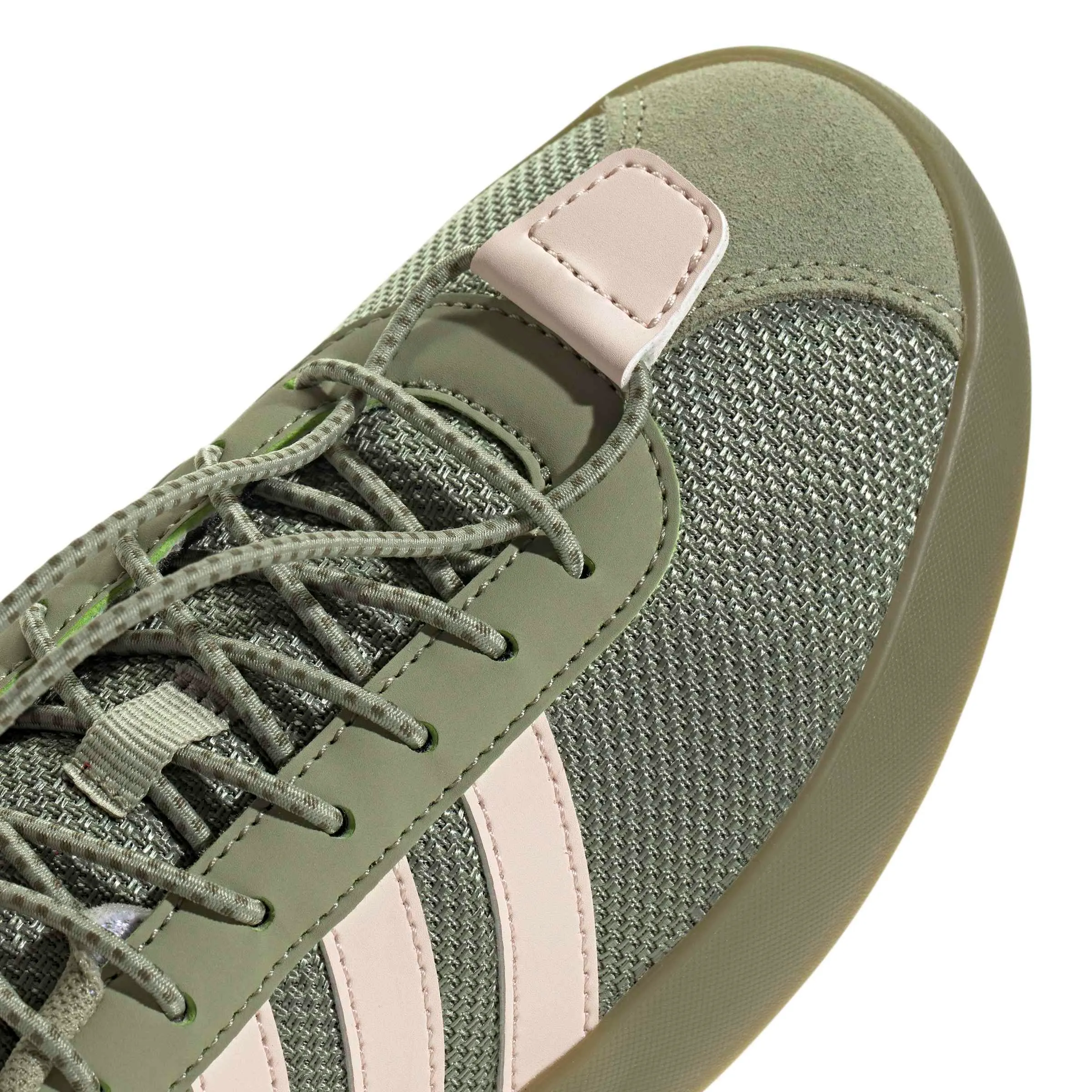adidas Donna VL Court 3.0 Shoes, Tent Green/Wonder Quartz/Cyber Met., 36 2/3 EU - immagine 6