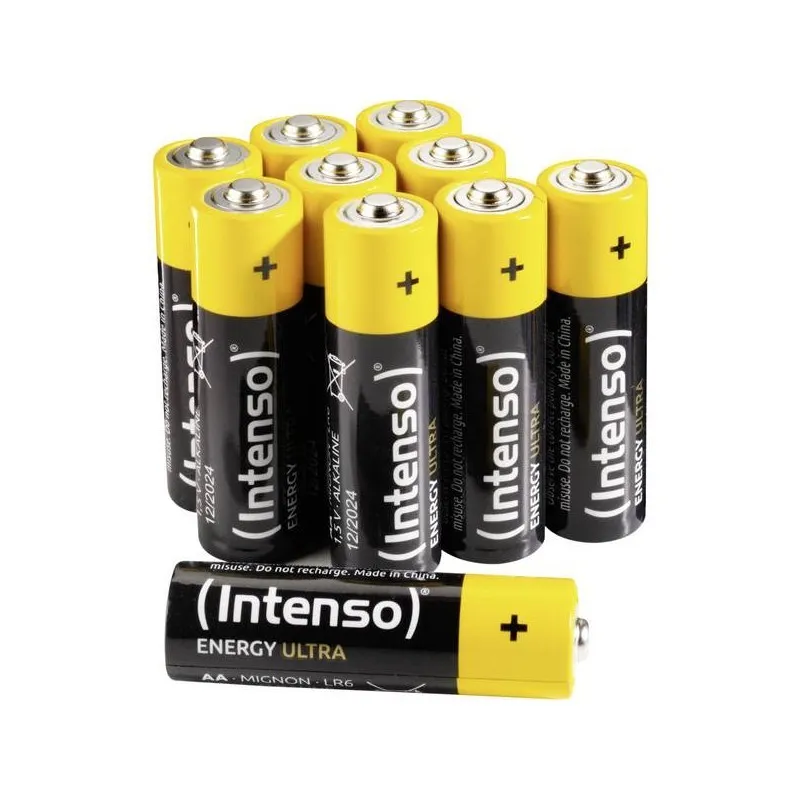 Intenso Batterie Alcaline Energy Ultra Aa Lr6 10Pcs Shrinked Pack - immagine 1