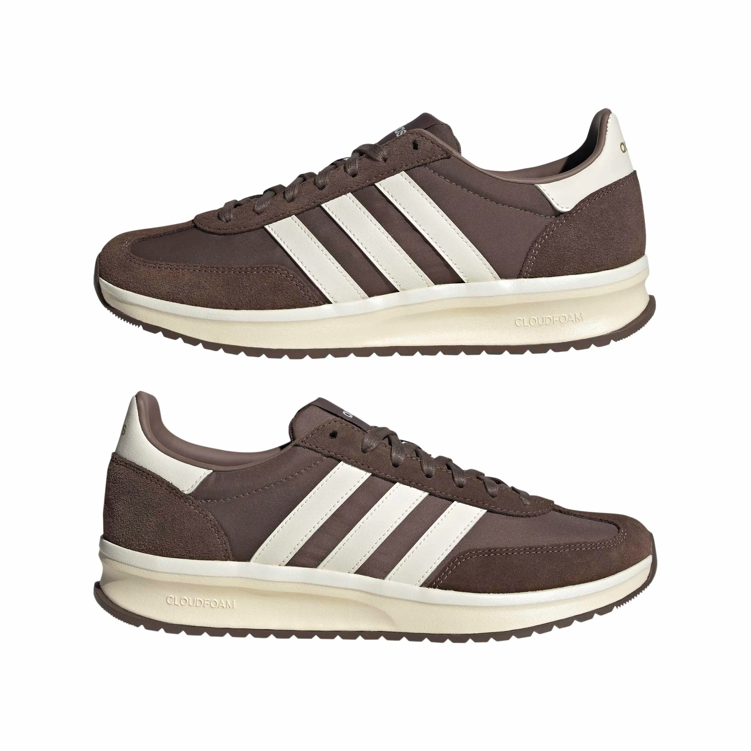 adidas Uomo Run 70S 2.0 Shoes, Earth Strata/off White/Warm Vanilla, 39 1/3 EU - immagine 7