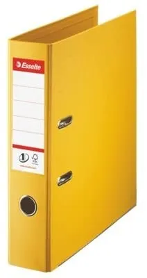 Esselte Raccoglitore Formato A4 - Dorso 75 mm - Capacità 500 fogli - Colore giallo - immagine 1