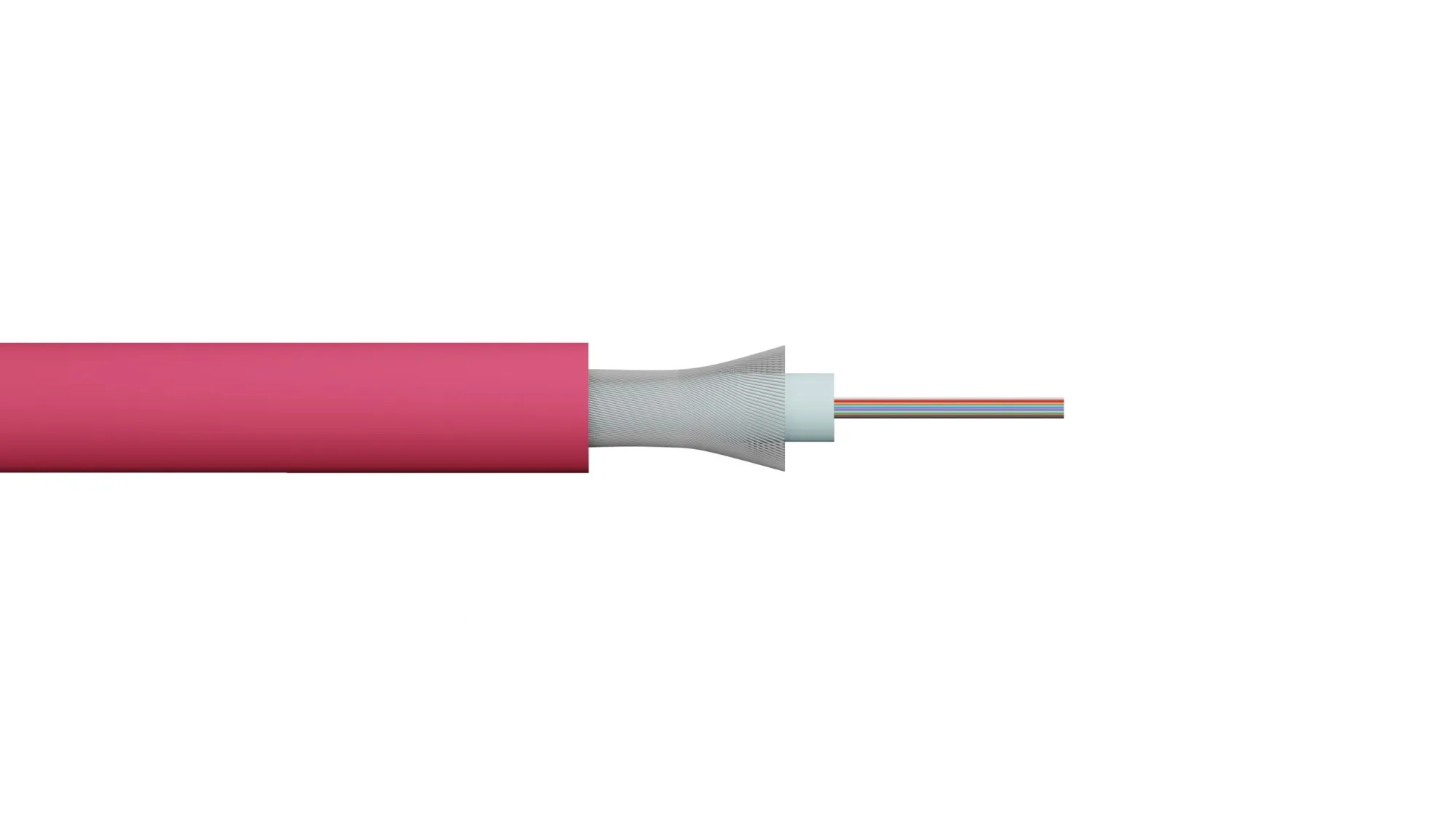 Cavo Fibra Ottica 8 Fibre Loose Om4 Antiroditore Lszh Classe B2Ca (Al Metro) - immagine 1