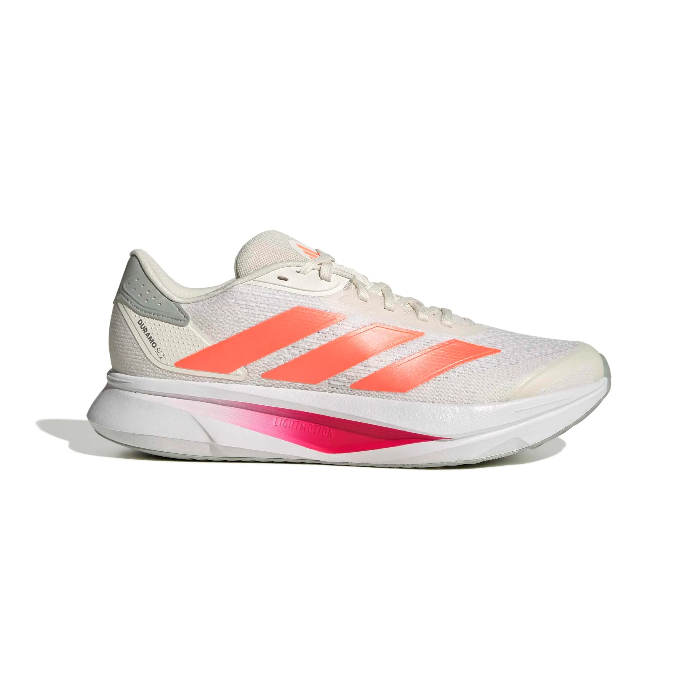 adidas Uomo Duramo SL 2 Running Shoes, off White/Lucid Orange/Wonder Silver, 37 1/3 EU - immagine 2