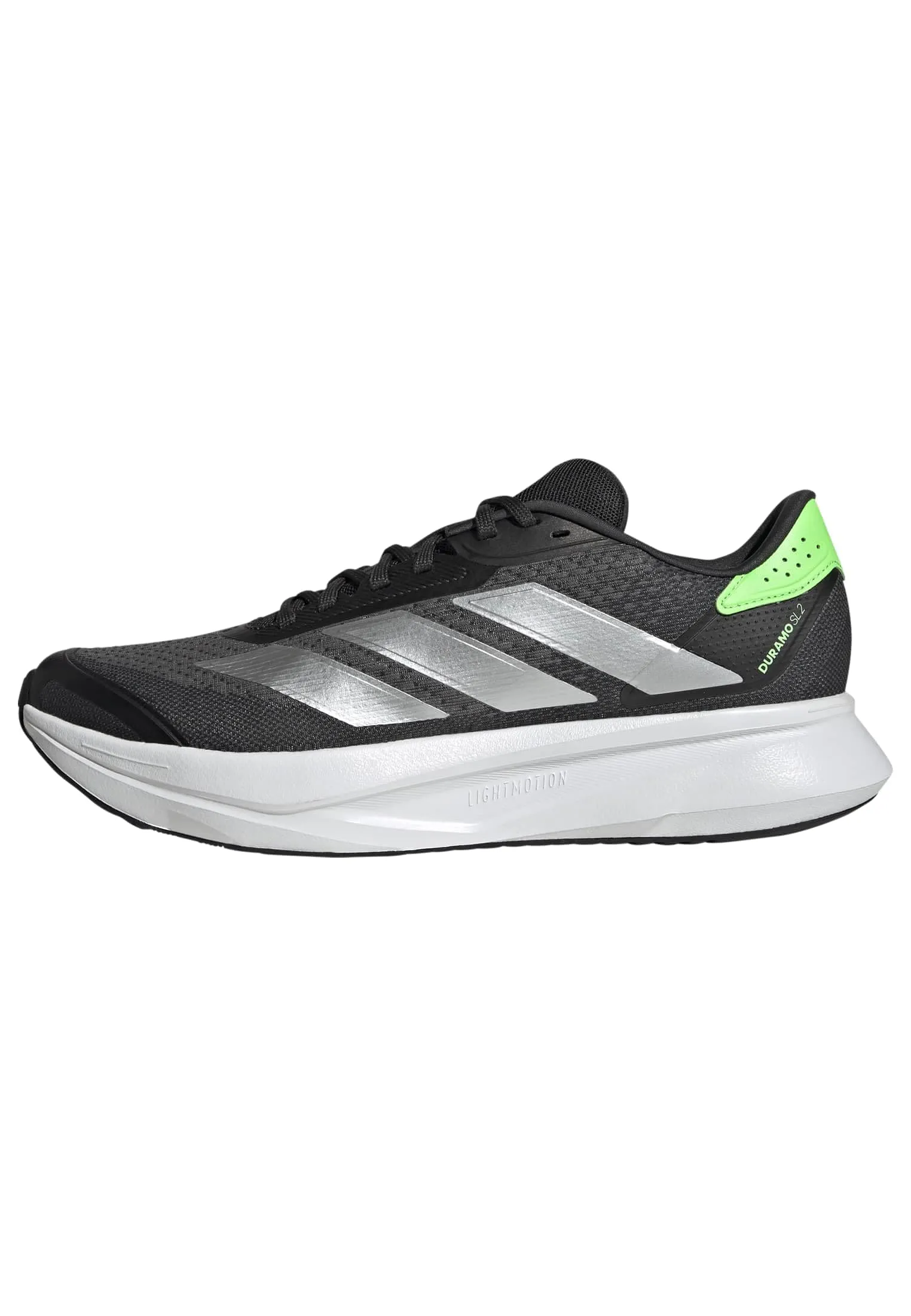Adidas Uomo Duramo SL 2 Running Shoes, Carbon/Silver Met./Lime Burst, 43 1/3 EU - immagine 1