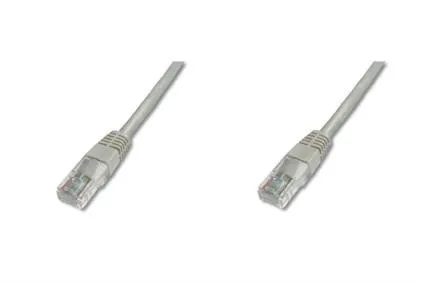 Cavo Rete Utp Cat. 5E Non Schermato - Lunghezza Mt. 5 - Colore Grigio - immagine 1