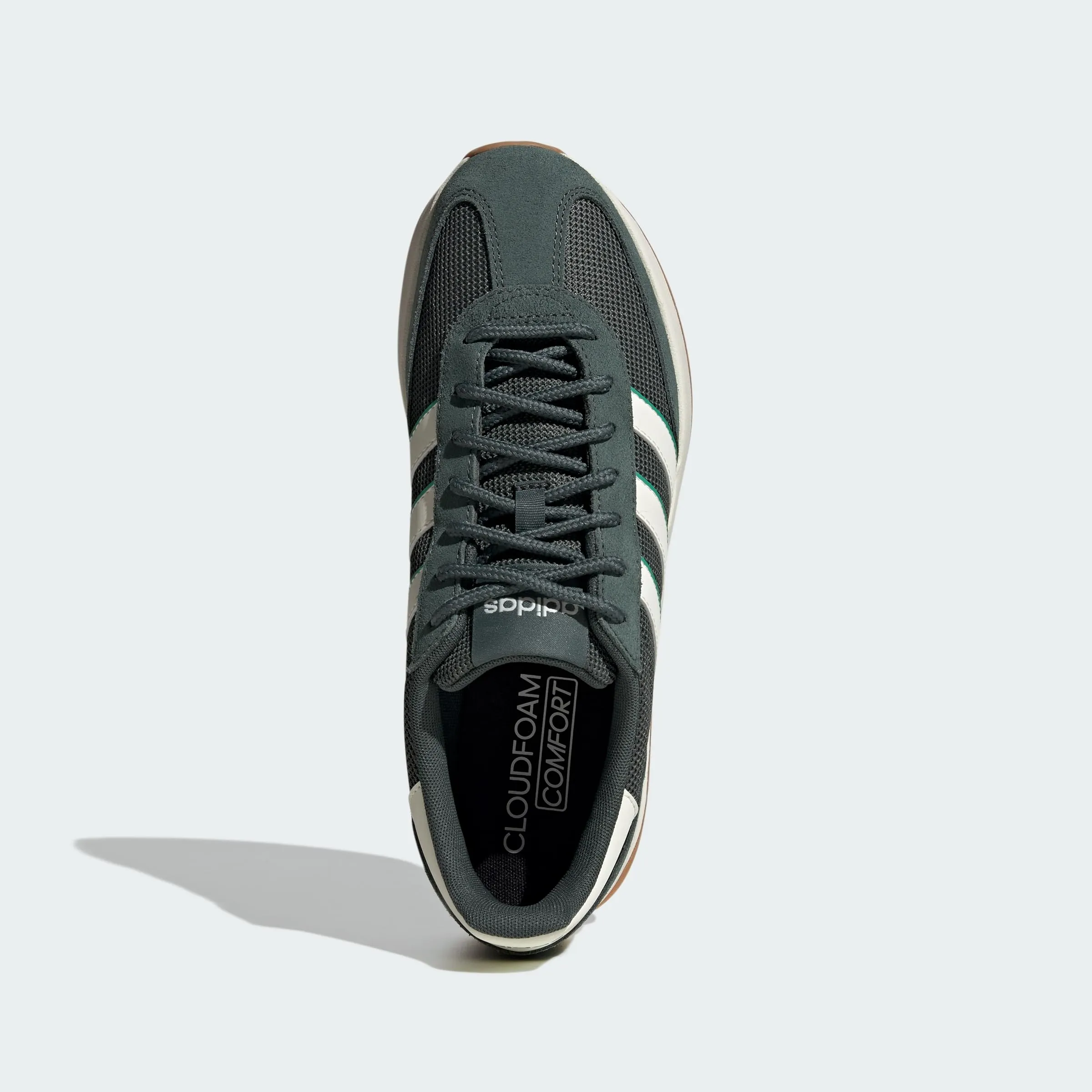 adidas Uomo Run 70S 2.0 Shoes, Legend Ivy/off White/Semi Court Green, 40 EU - immagine 5