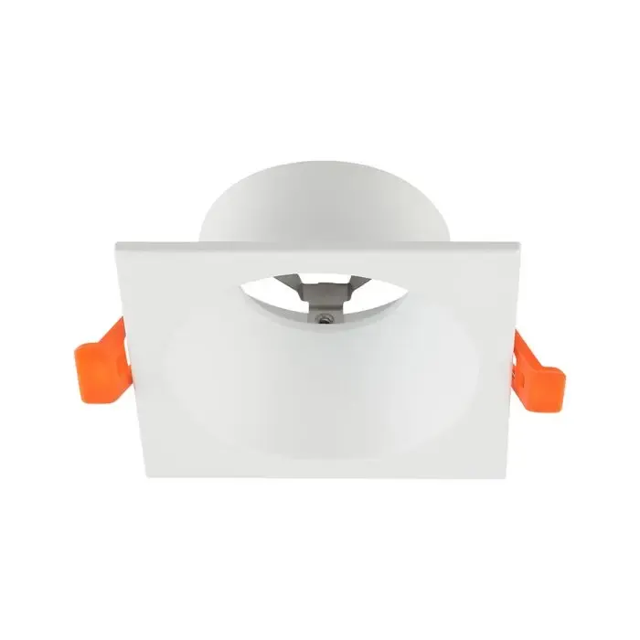 V-TAC Portafaretto LED da Incasso Quadrato GU10 e GU5.3 Anti-Abbagliamento Bianco - immagine 1